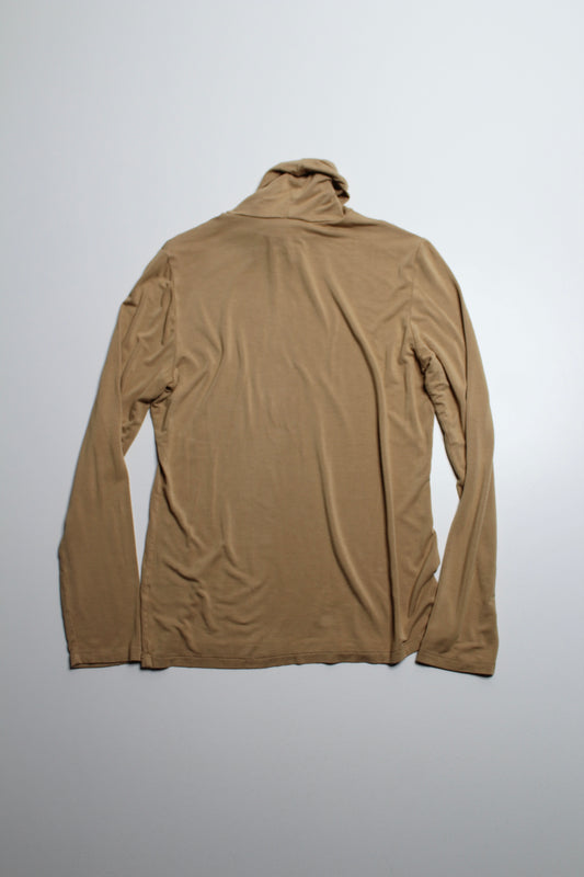 Lord & Taylor camel turtleneck long sleeve, size medium