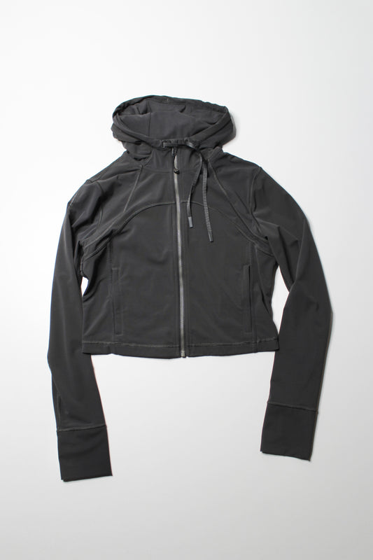 Lululemon graphite grey ‘mesh hooded define
cropped’ jacket, size 10 (price reduced: was $58)