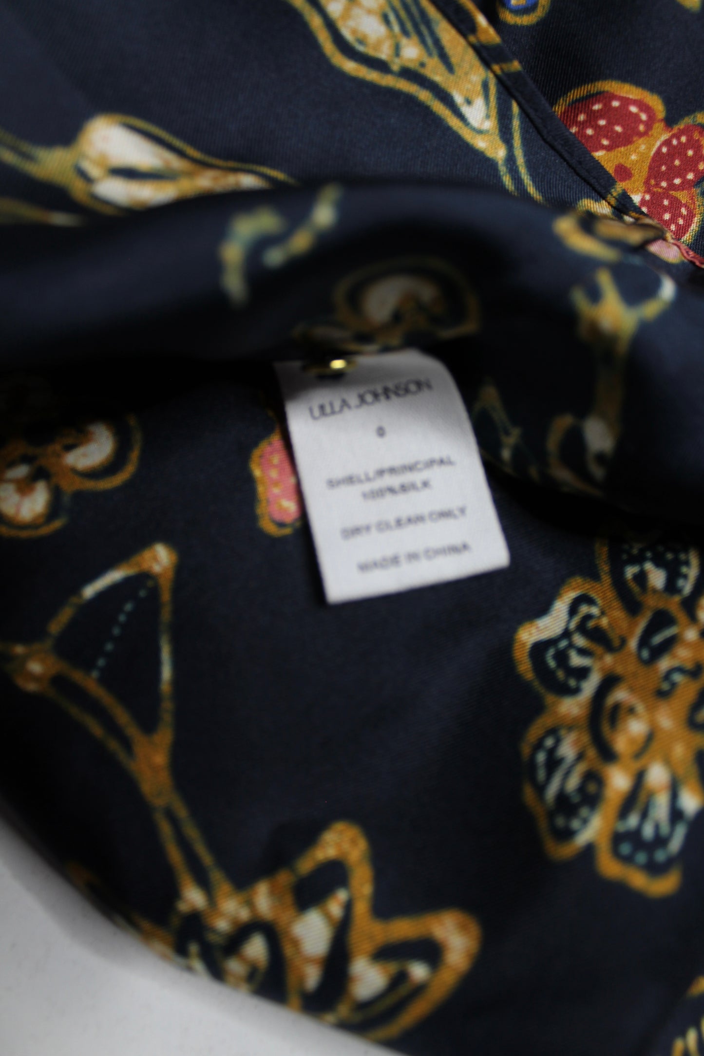 Ulla Johnson odessa ‘marisol’ floral silk blouse, size small (loose flowy fit)