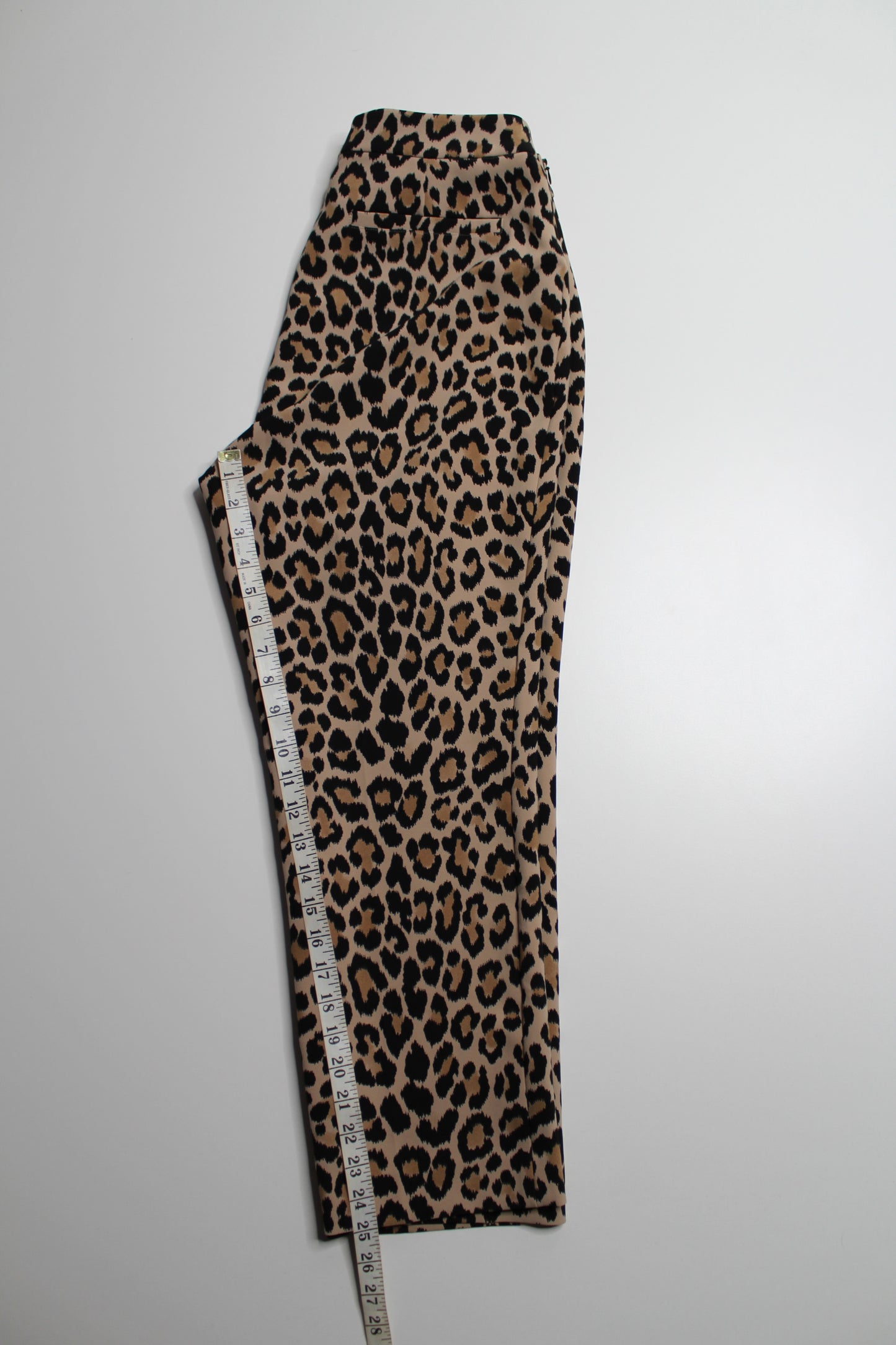 Kate Spade high-rise leopard print dress pant, size 10 (additional 50% off)