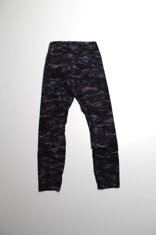Lululemon rip wave purple thunder black 'align' leggings, size 6 (25”) (sale: was $58)