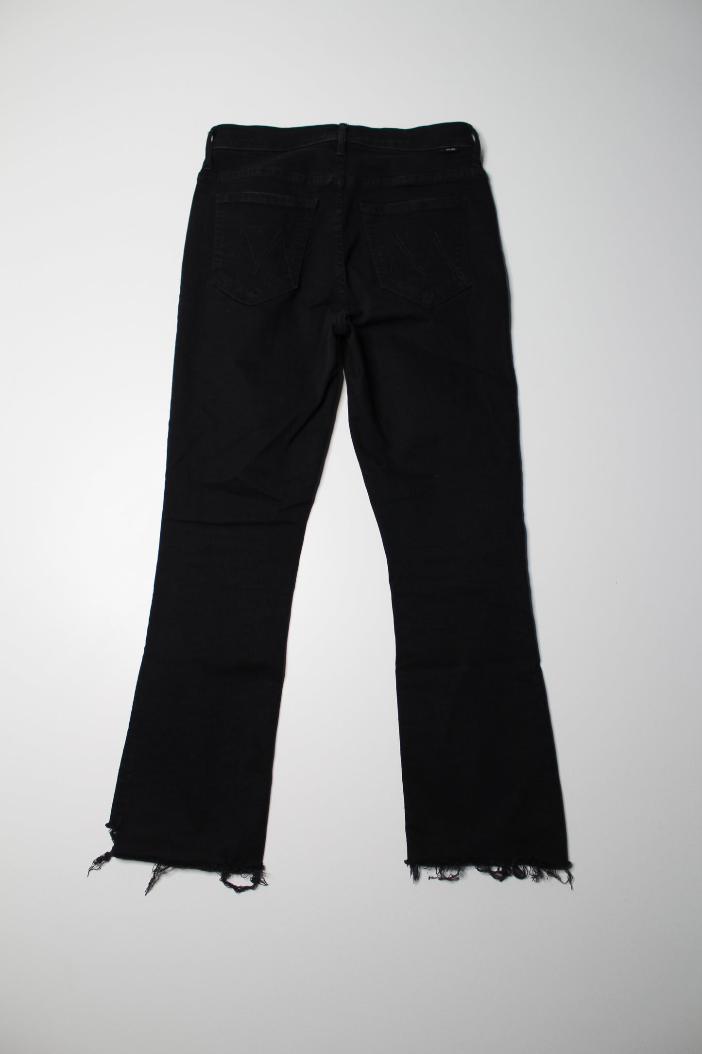 Mother not guilty (black) ‘the insider step fray’ jeans, size 28 (27”)
