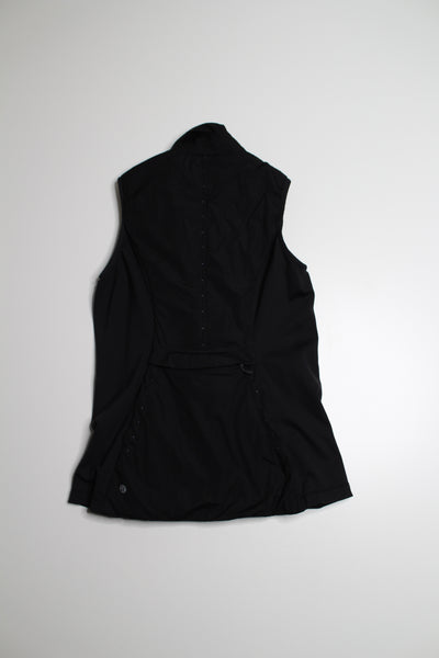 Lululemon black ‘run for cold’ vest, size 6