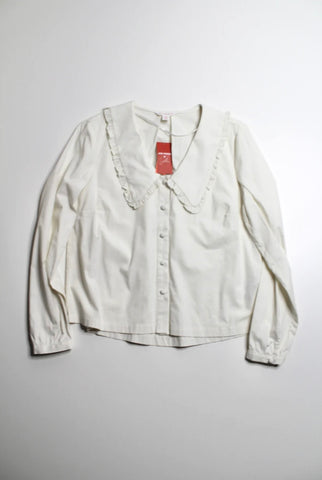 Joe Fresh x Jillian Harris collared poet blouse, size small *new with tags (price reduced: was $30)