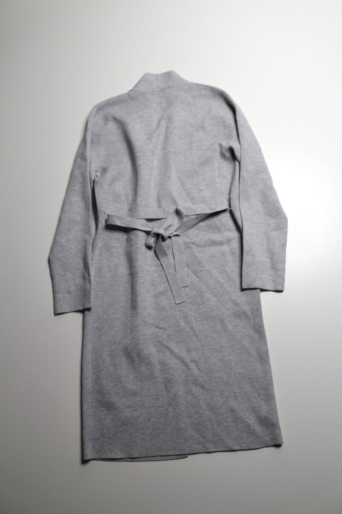 Aritzia Babaton light grey 'ty' long open front cardigan, size small (relaxed fit)