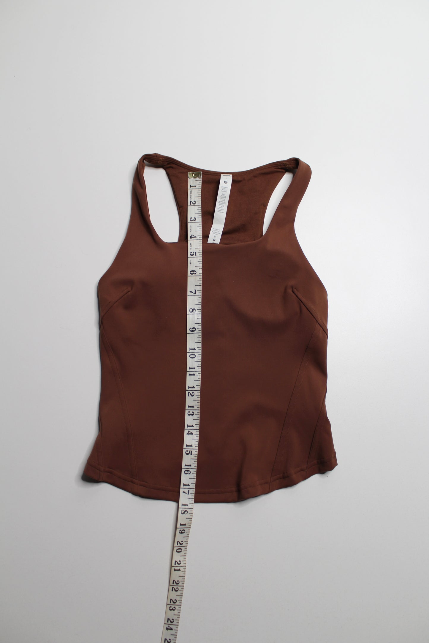 Lululemon roasted brown ‘instill’ tank, size 2