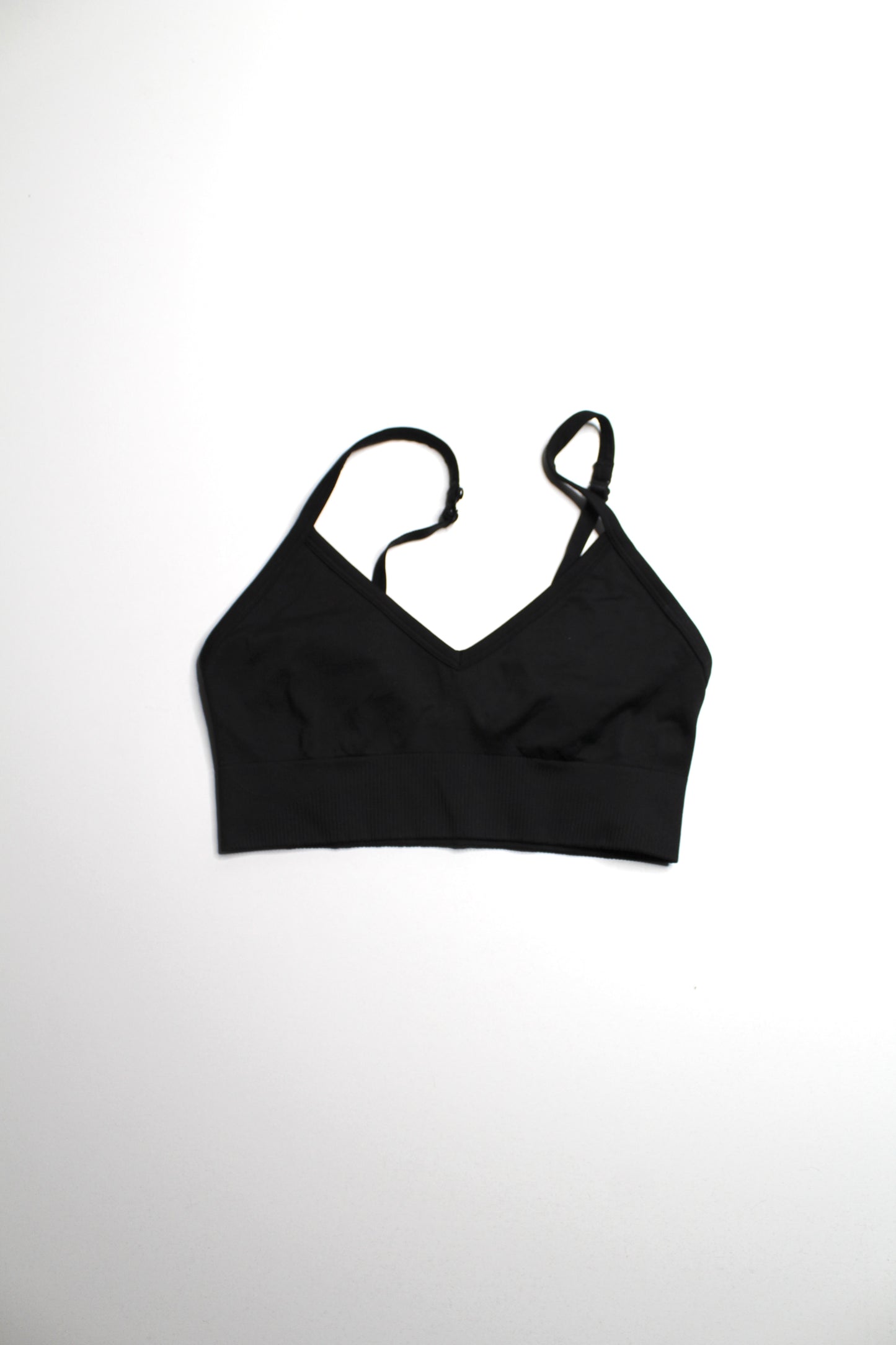 Lululemon black ‘ebb to street’ bra, size 4