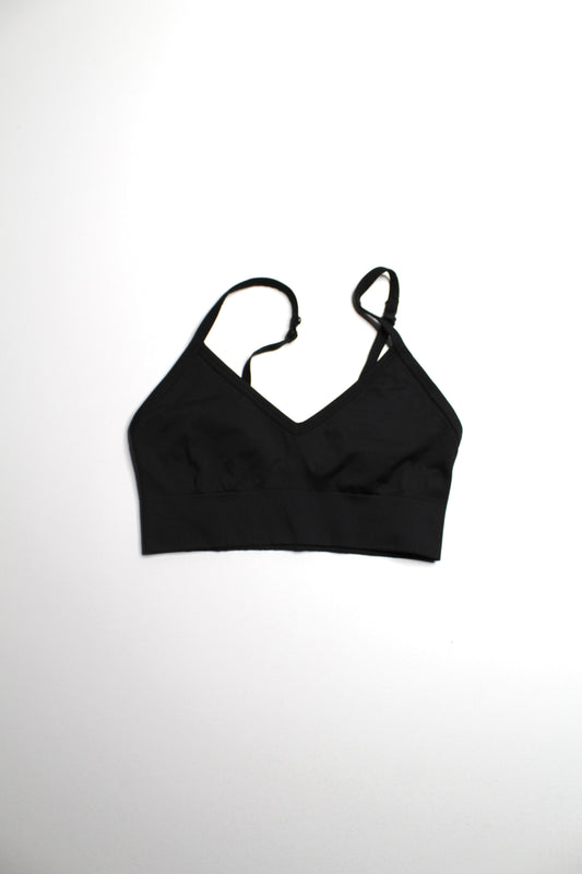 Lululemon black ‘ebb to street’ bra, size 4