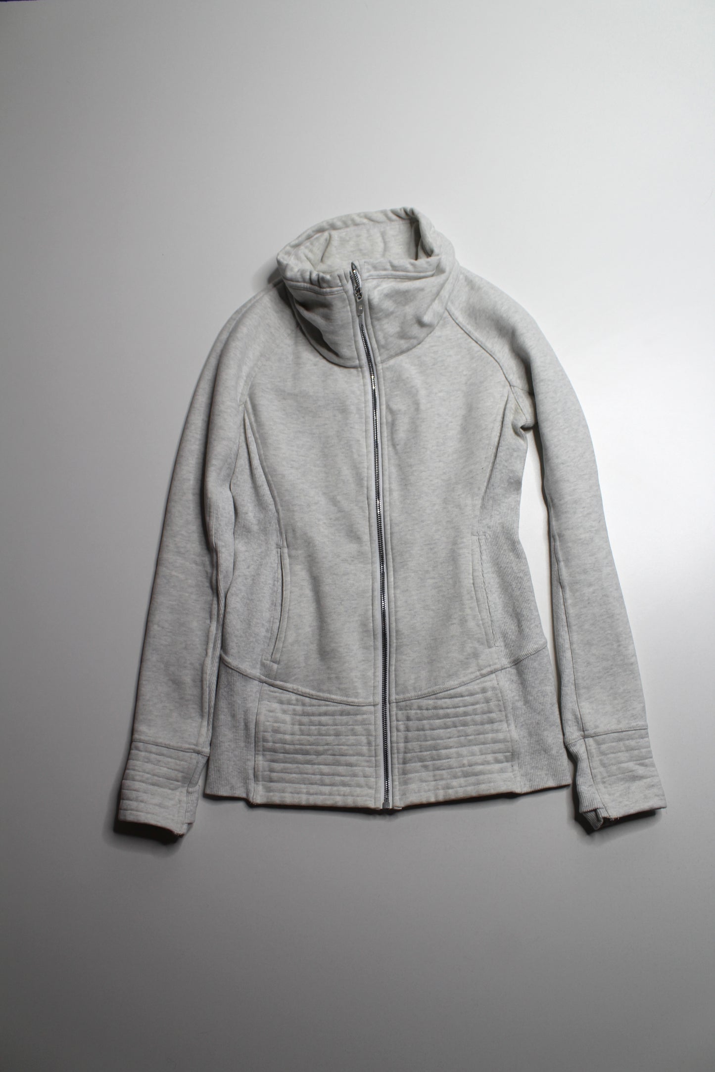 Lululemon heathered grey jacket, size 4