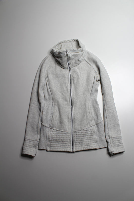 Lululemon heathered grey jacket, size 4