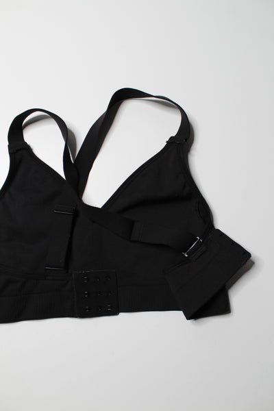 Alo Yoga black seamless bra, size large