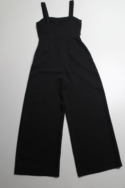 Aritzia wilfred black ‘picard’ wide leg jumpsuit, size 2 (size small)