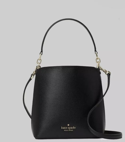 Kate Spade small black 'Darcy' bucket bag
