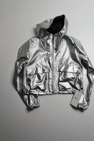 Lululemon lab metallic hooded jacket, size 6 *new with tags