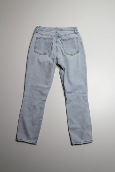 Abercrombie & Fitch light wash curve love skinny high rise jeans, size 27 / 4R (price reduced: was $48)