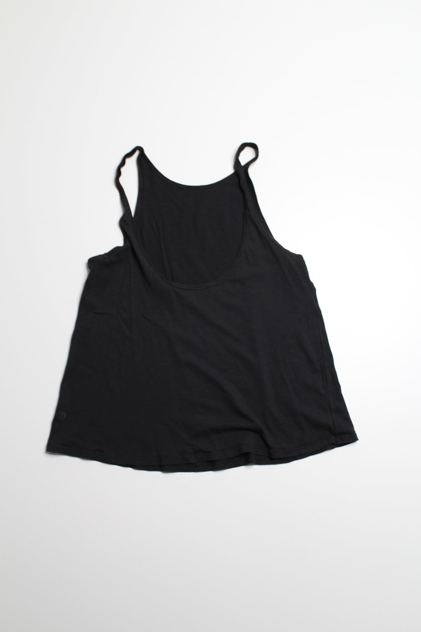 Lululemon black pima cotton tank, no size. Fits like 6