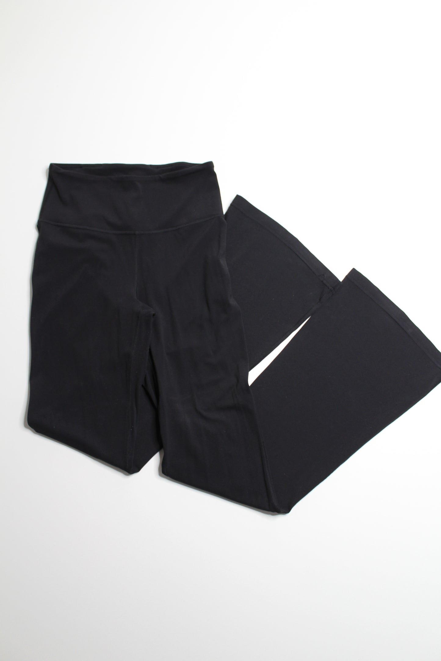 Lululemon black groove super high rise flared pant, size 6 *nulu (price reduced: was $58)