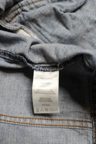 Nordstrom STS Blue distressed denim jacket, size small (relaxed fit) (price reduced: was $30)