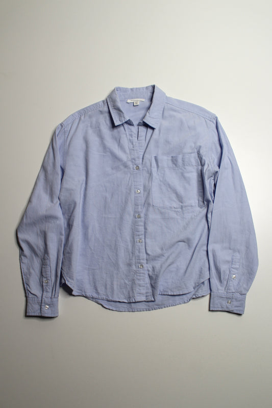 Beach Lunch Lounge blue button down cotton shirt, size medium