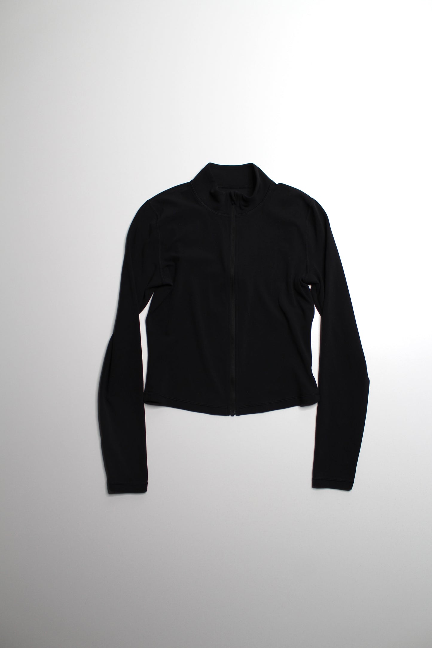 Aritzia black ‘butter limit’ zip up jacket, size small