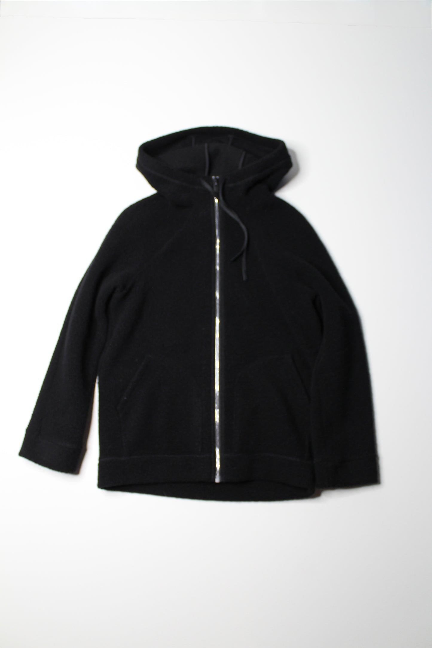 Lululemon black oversized ‘so sherpa’ hooded jacket, size 2 (fits 2/4) (sale: was $68)