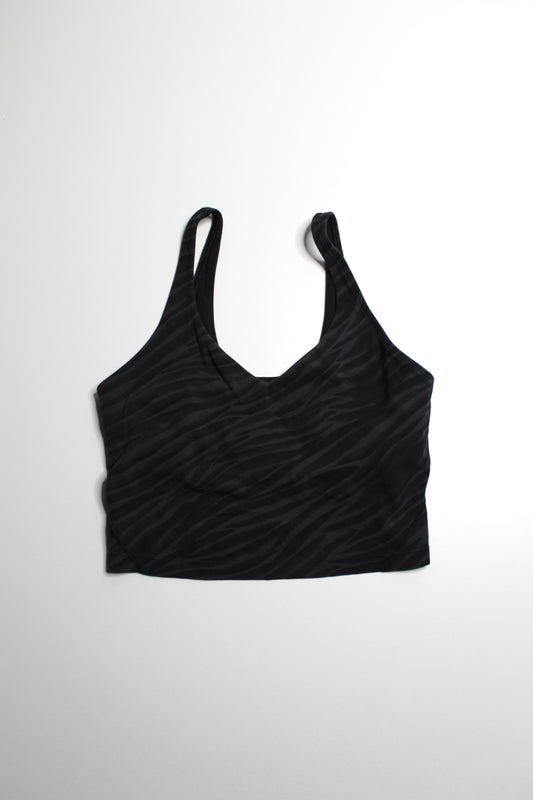Lululemon le tigre deep coal multi camo ‘align’ tank, size 8 *matching leggings available