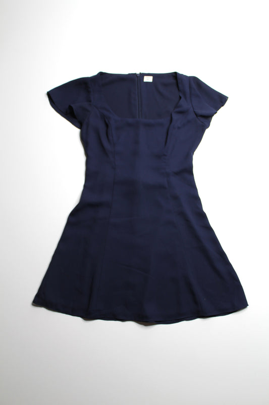 Aritzia Sunday Best navy dress, size small