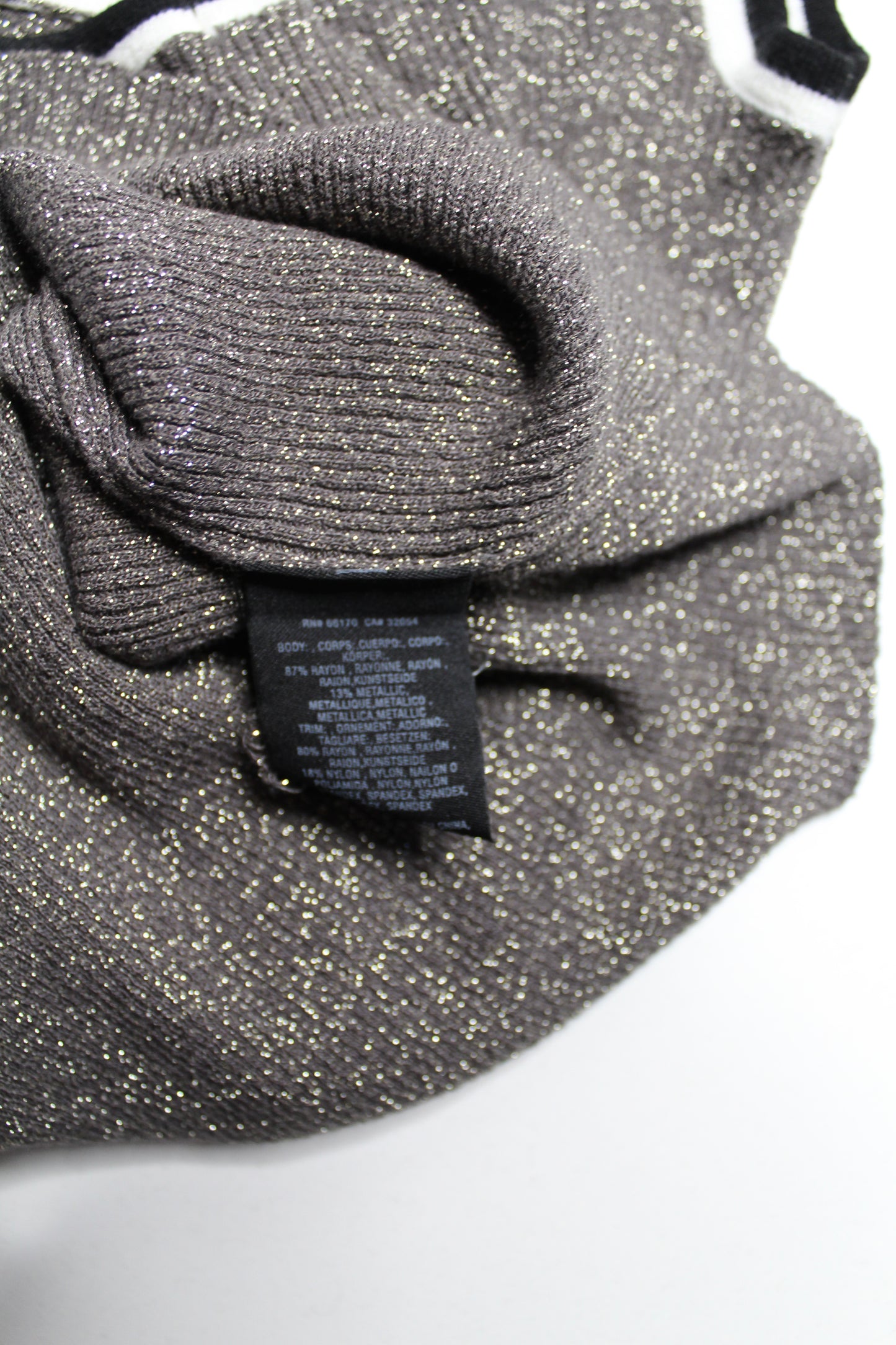 Anthropologie Moth ‘velaria’ metallic sparkle stretch tank, size xs (fits xs/small)