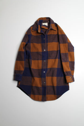 RD Style plaid shacket, size small (relaxed fit)