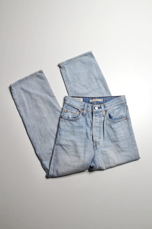 Levis ‘ribcage straight ankle’ jeans, size 24 (26”)