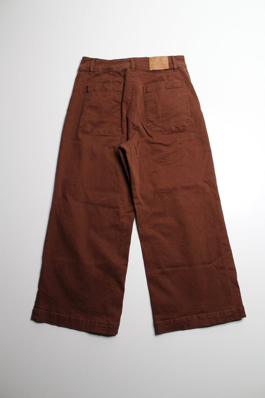 Anthropologie Unpublished brown ‘Gemma’ wide leg pants, size 30 (sale: was $48)