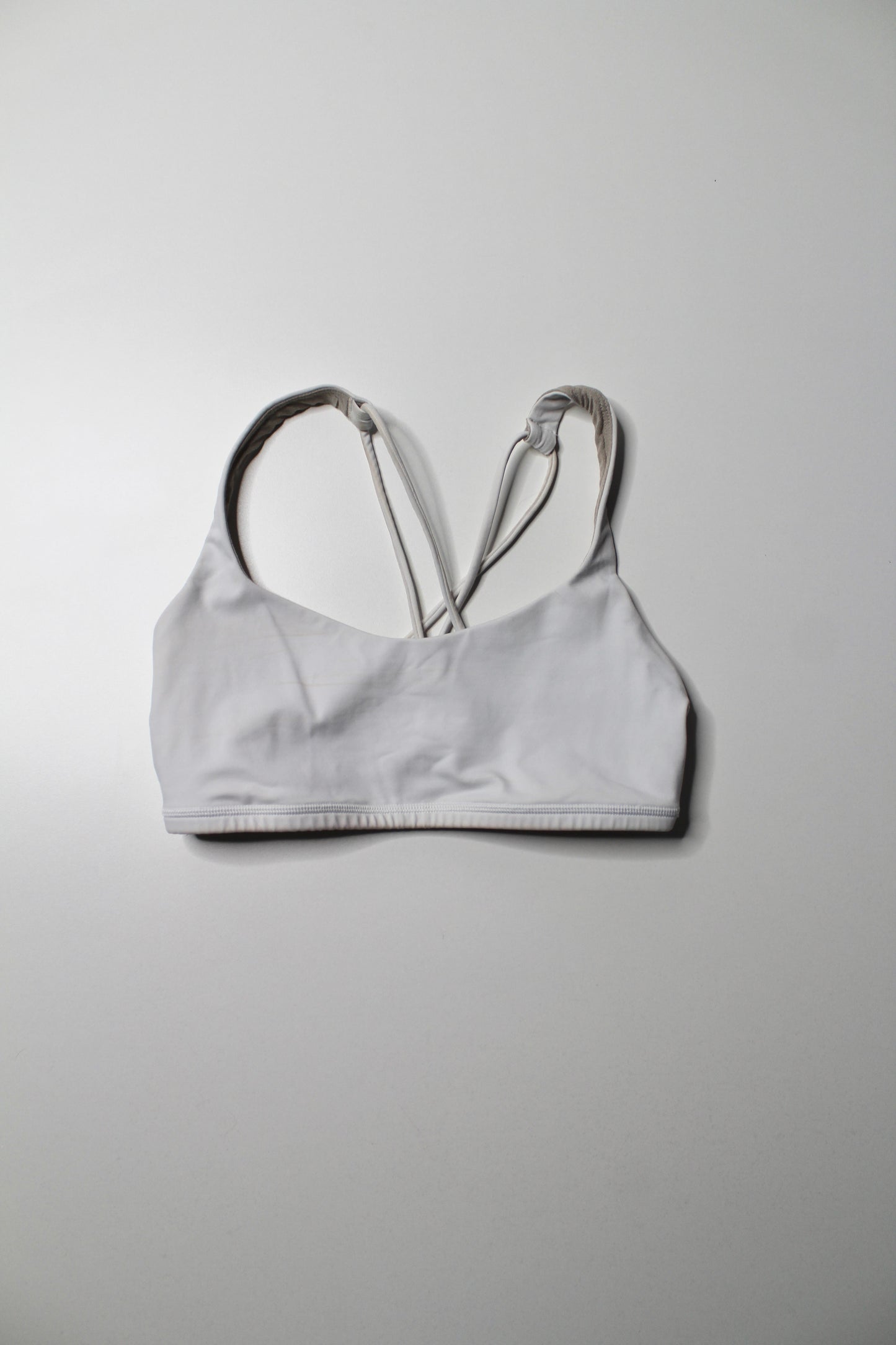 Lululemon white ‘free to be’ bra, size 4 (sale: was $25)