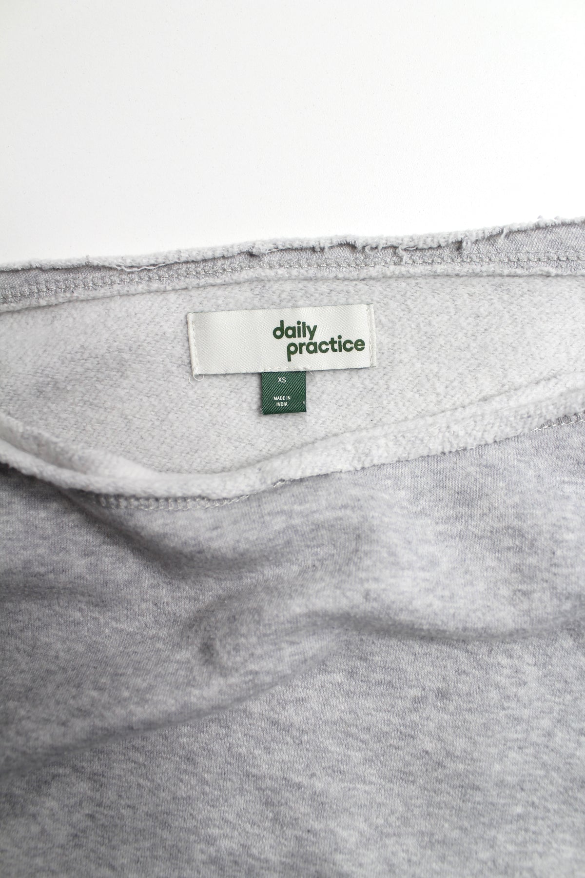 Anthropologie Daily Practice crew-neck lace panel sweatshirt, size xs (oversized) Fits up to medium *matching joggers available