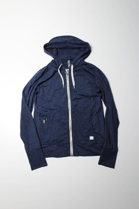 Vuori midnight navy zip up hoodie, size small *matching jogger available