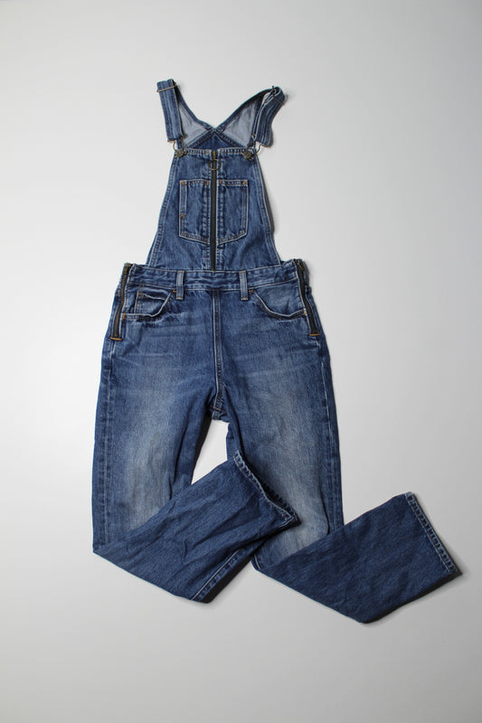 Levi’s straight leg overalls, size 26