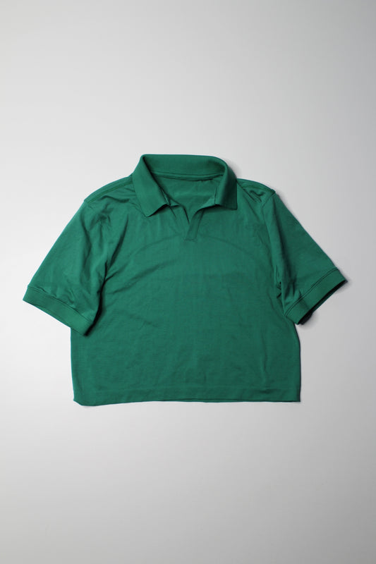 Lululemon cascadia ‘swiftly relaxed fit polo’ short sleeve, size 6