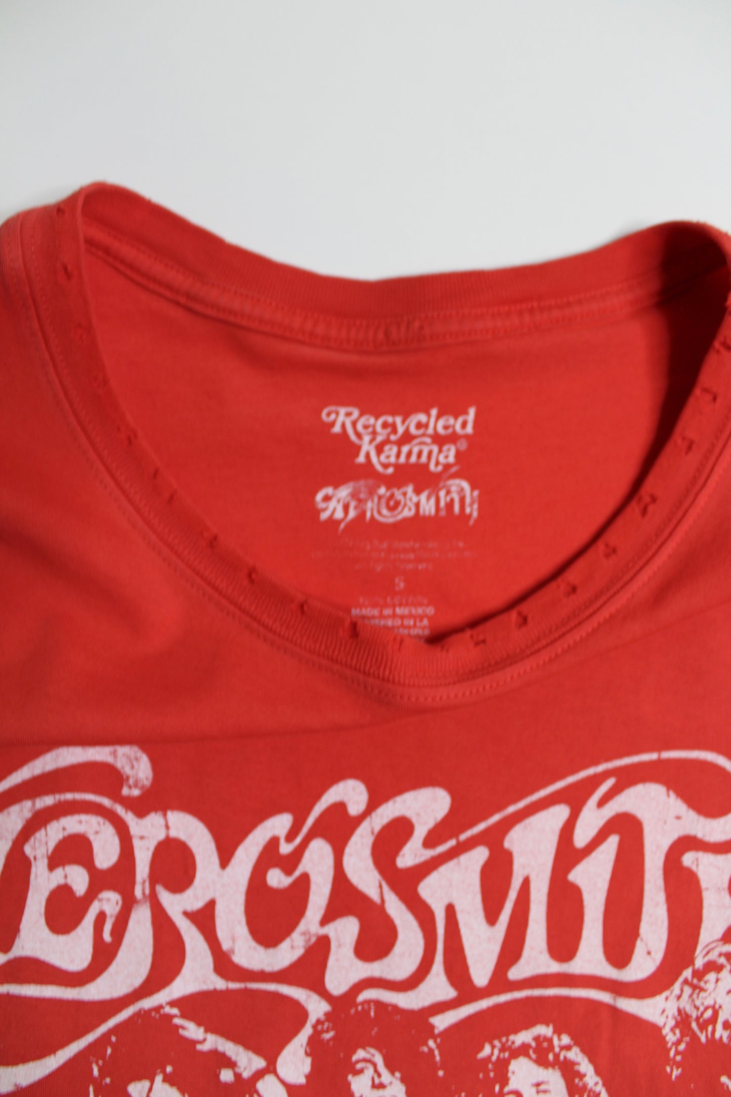 Aerosmith band tee, size small (loose fit)