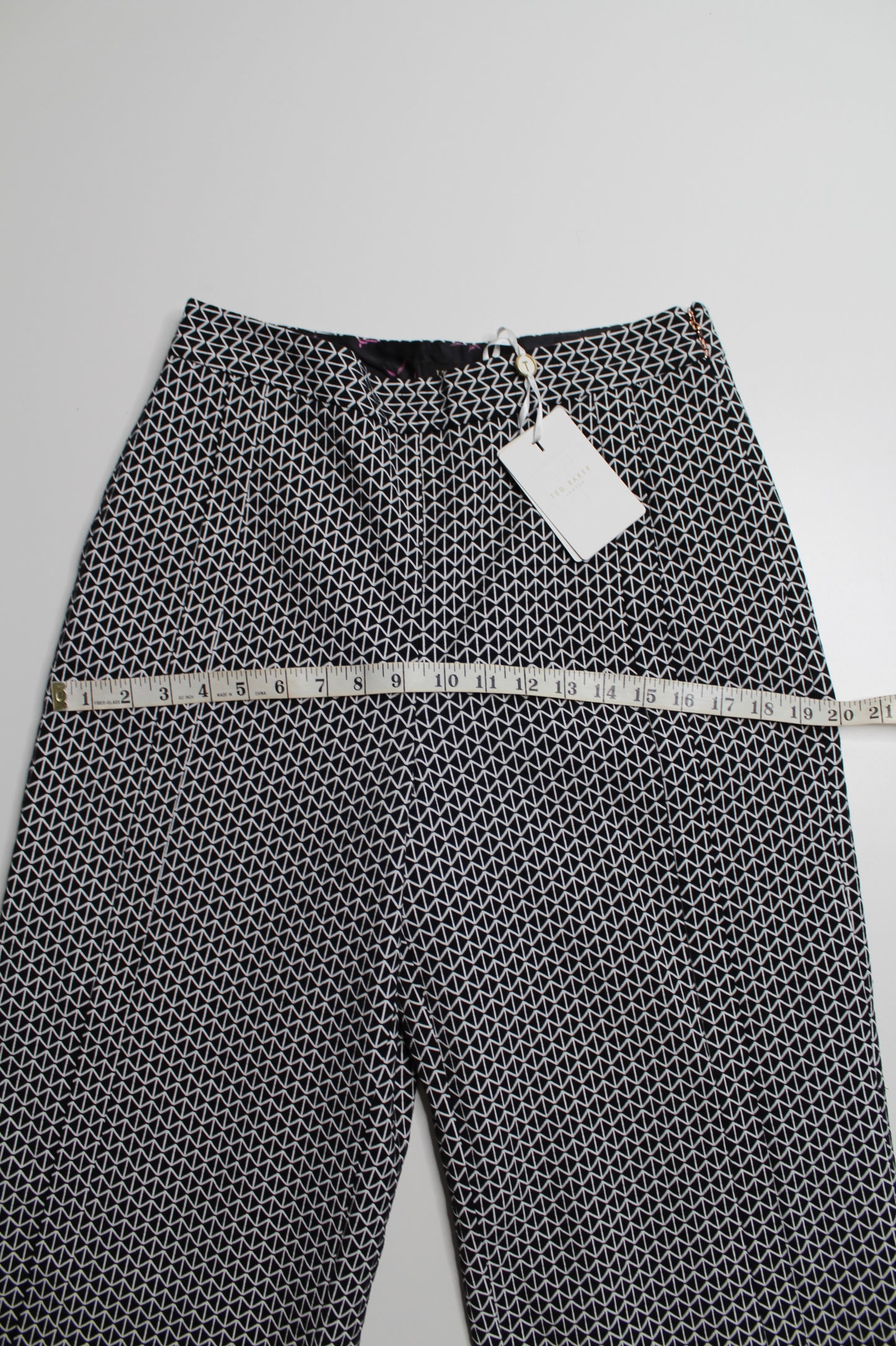 Ted Baker jacquard crop wide leg pants, size 2 *New with tags