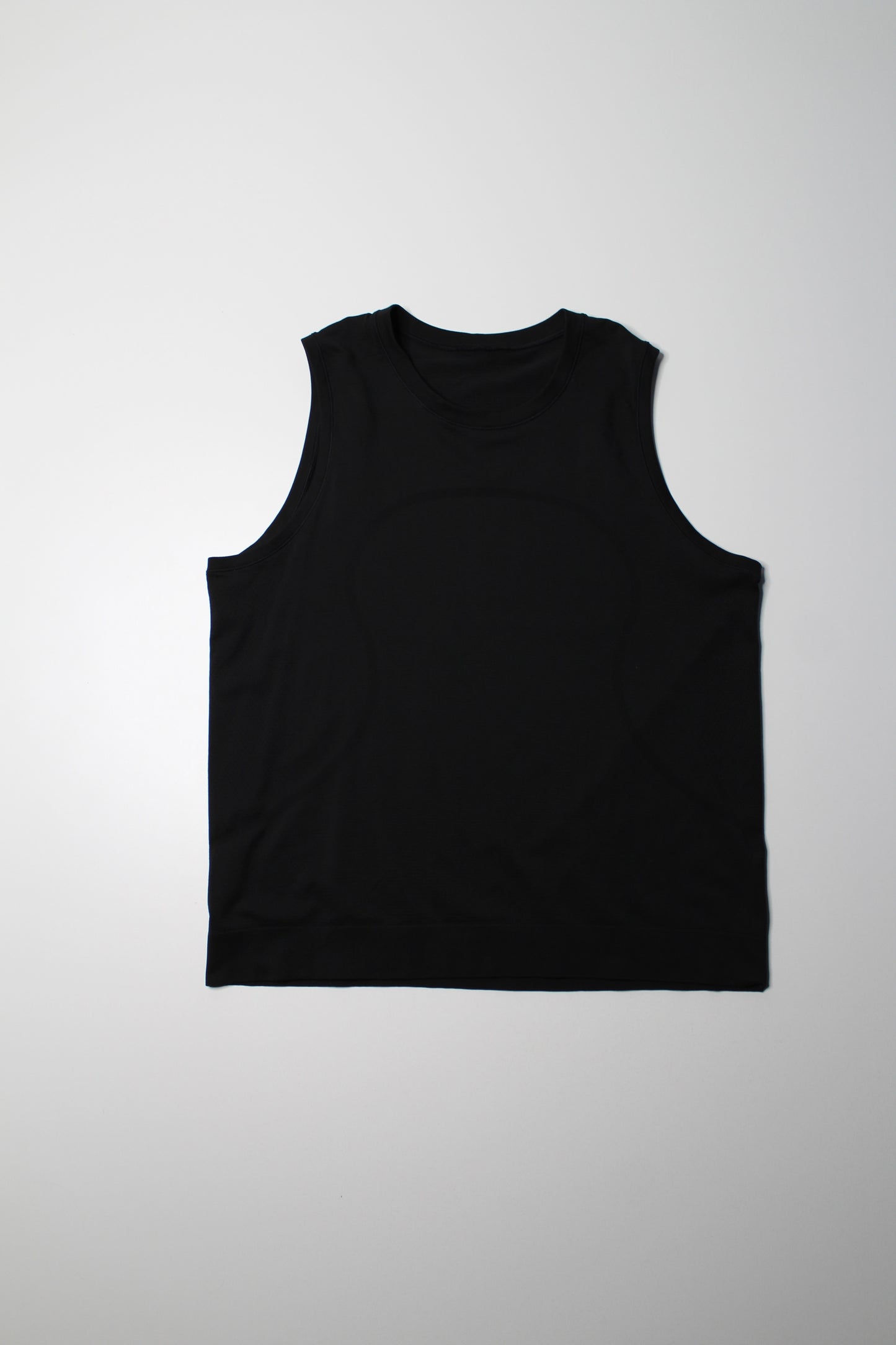 Lululemon black high neck ‘swiftly’  tech tank, no size. Fits like 12 *race length)
