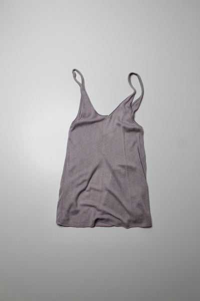 Lululemon x Taryn Toomey faint mauve ‘heart opener’ knit cami, size 4 (loose fit)