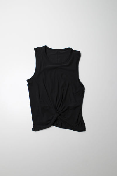 Lululemon black knot front tank, no size. Fits 4/6 (fits like small) (price reduced: was $30)