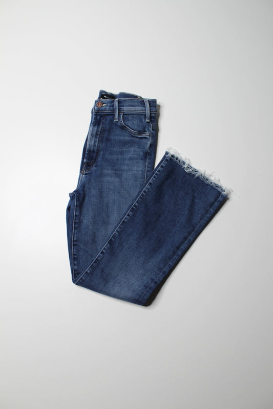 Mother ‘the hustler ankle fray’ jeans, size 25 (price reduced: was $125)