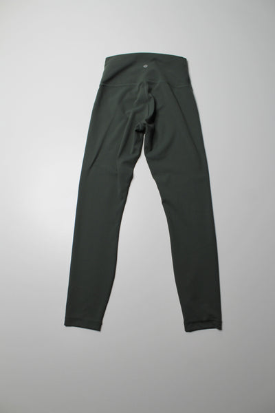 Lululemon smoked spruce ‘wunder train high rise’ tight, size 6 (25”)