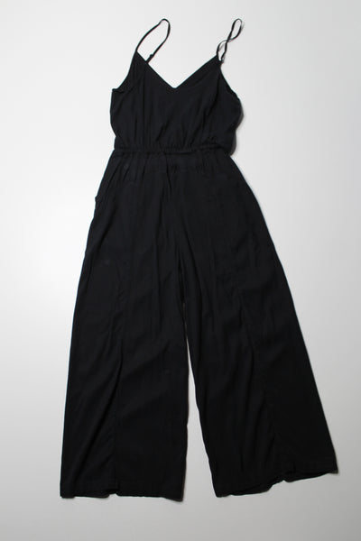 Lululemon black ‘day to night’ wide leg jumpsuit, size 6