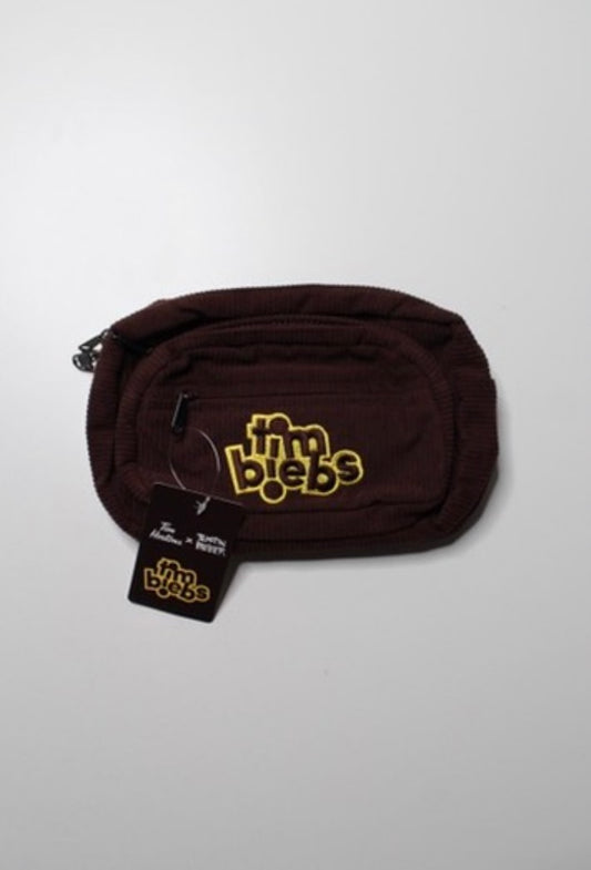 Tim Hortons x Justin Bieber ‘Timbiebs’ chocolate brown fanny pack *new with tags (additional 50% off)