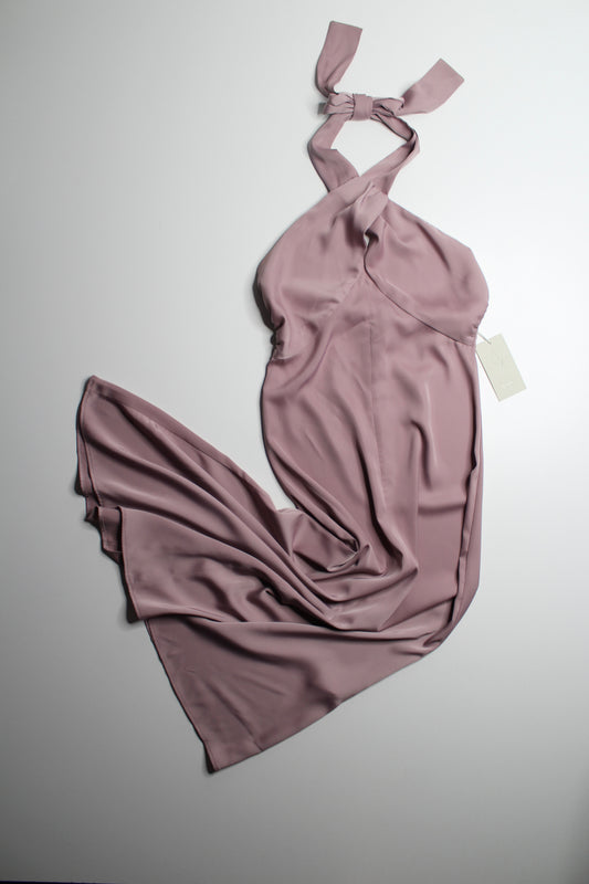 Joie satin halter neck dress, size 6 *new with tags
