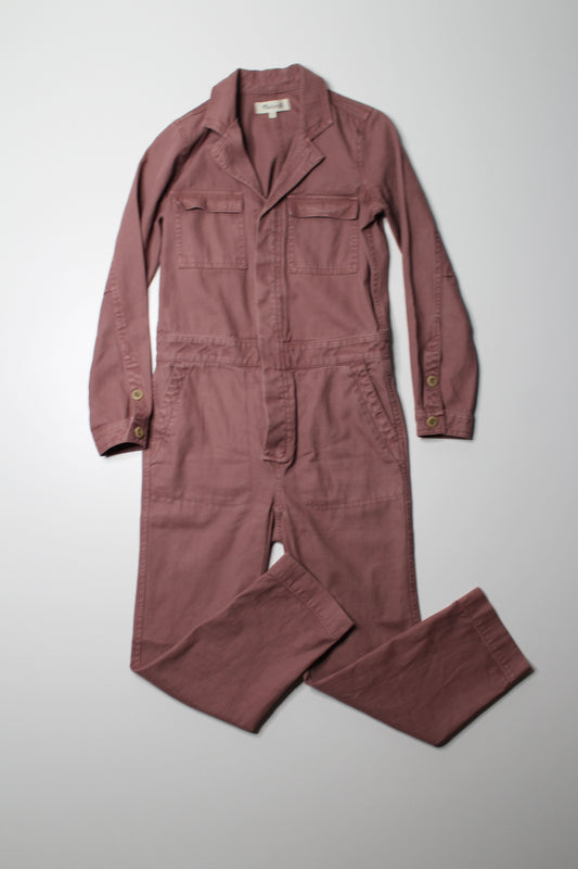 Madewell rosebud mauve coveralls, size xxs (price reduced: was $68)