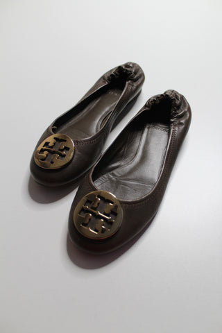 Tory Burch brown ballet flats, size 7 (price reduced: was $58)