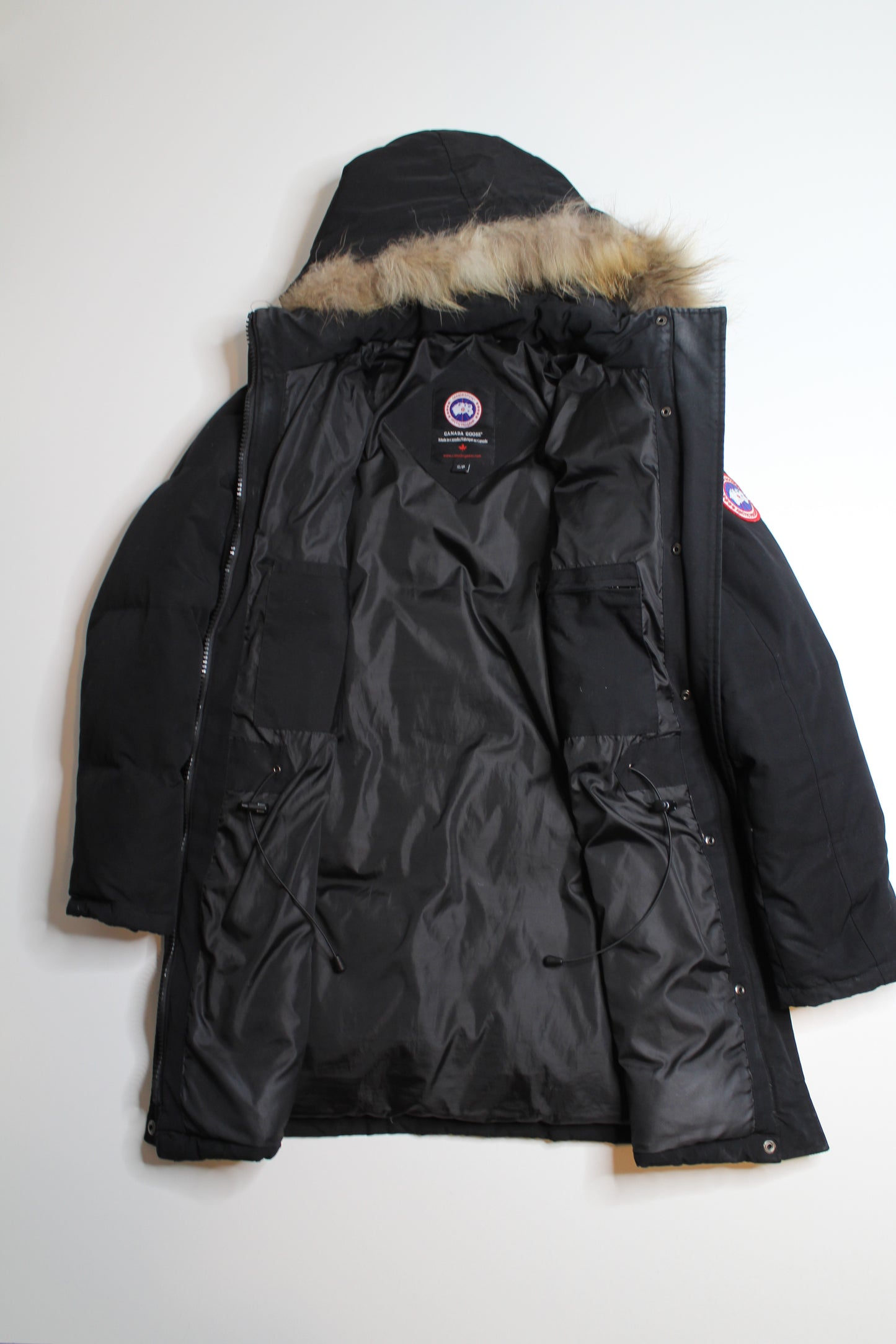 Canada Goose black emory parka, size small (additional 20% off)