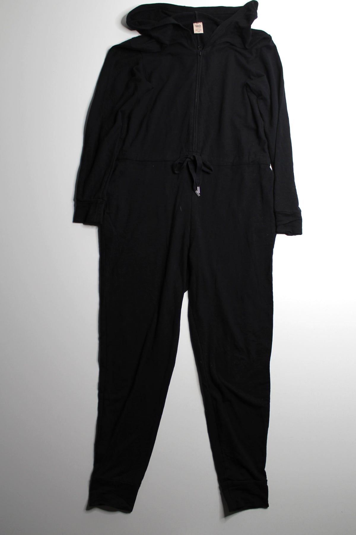Smash + Tess x Jillian Harris black hoodie romper, size small